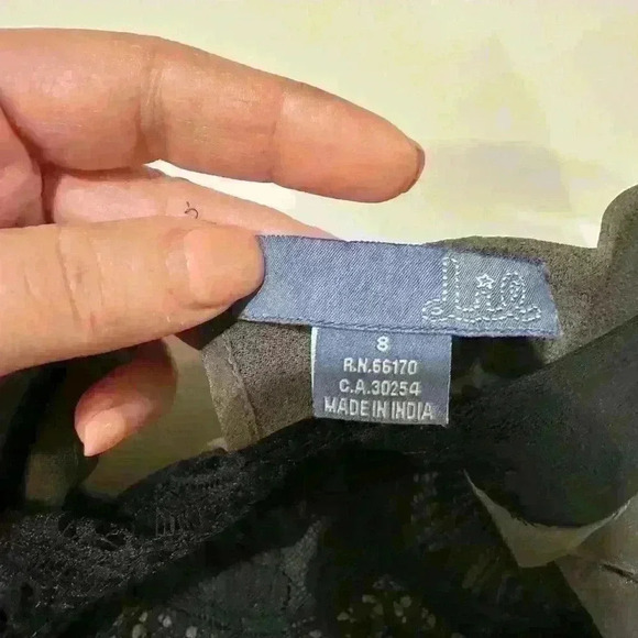 Anthropologie LIE Silk Dress Size 8 - Picture 3 of 3